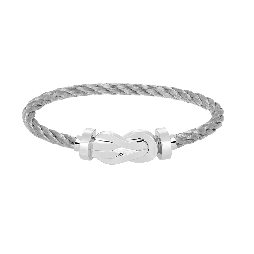 [LUXE]CHANCE GROSSES 8-STELLIGES ARMBAND MIT SCHNALLE OHNE DIAMANT SILBER