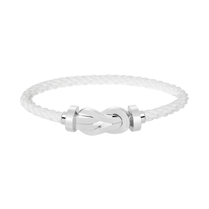 [LUXE]CHANCE GROSSES 8-STELLIGES ARMBAND MIT SCHNALLE OHNE DIAMANT SILBER