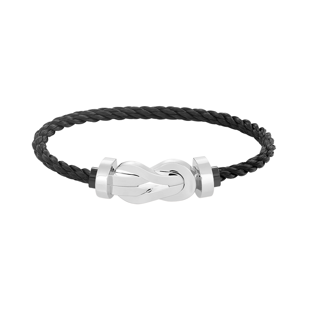 [LUXE]CHANCE GROSSES 8-STELLIGES ARMBAND MIT SCHNALLE OHNE DIAMANT SILBER