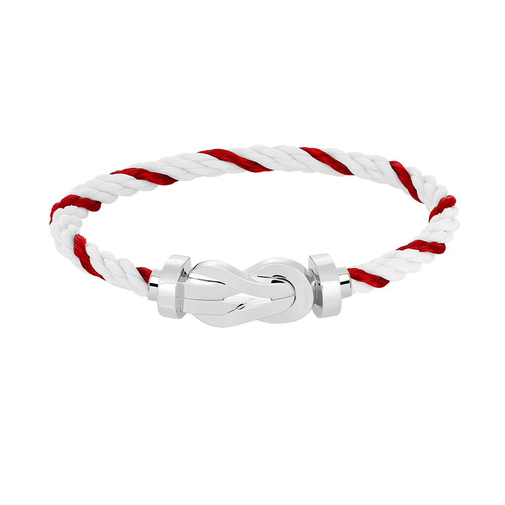 [LUXE]CHANCE GROSSES 8-STELLIGES ARMBAND MIT SCHNALLE OHNE DIAMANT SILBER