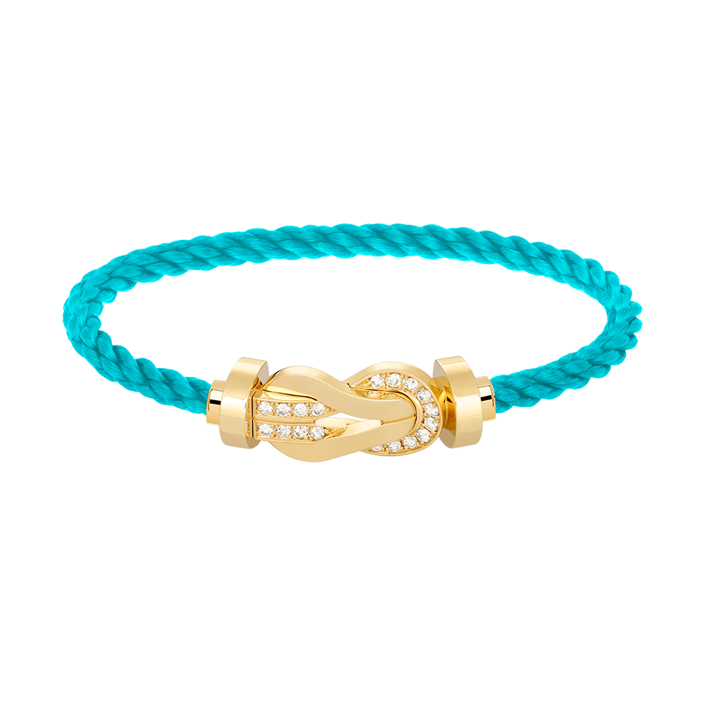 [LUXE]CHANCE GROSSES 8-STELLIGES SCHNALLE HALBDIAMANTARMBAND GOLD