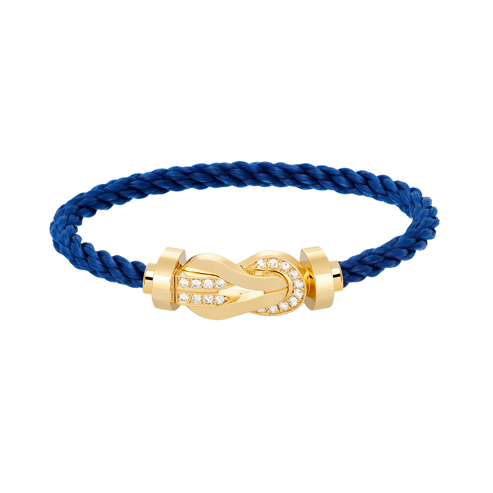 [LUXE]CHANCE GROSSES 8-STELLIGES SCHNALLE HALBDIAMANTARMBAND GOLD