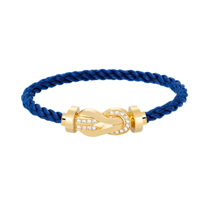 [LUXE]CHANCE GROSSES 8-STELLIGES SCHNALLE HALBDIAMANTARMBAND GOLD