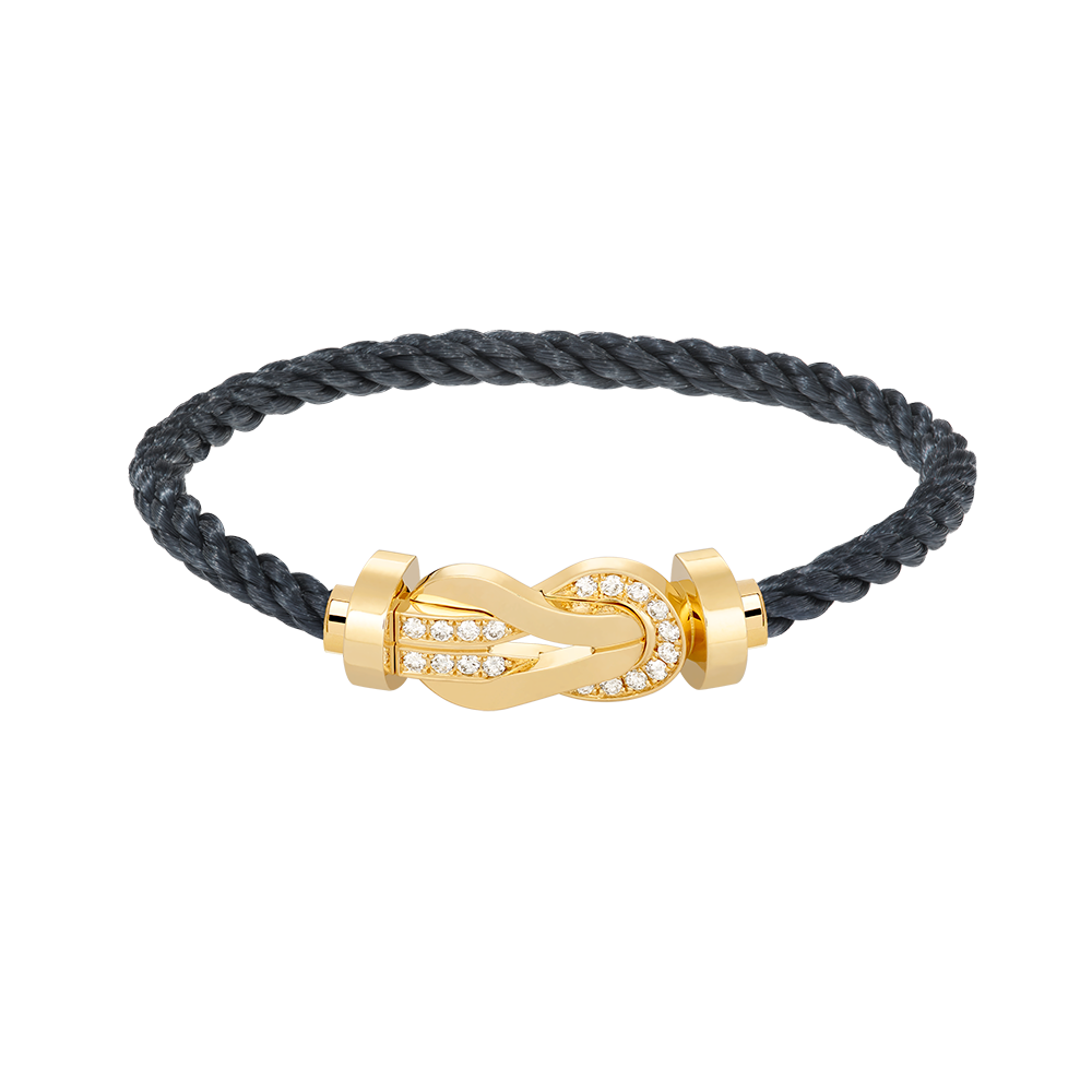 [LUXE]CHANCE GROSSES 8-STELLIGES SCHNALLE HALBDIAMANTARMBAND GOLD