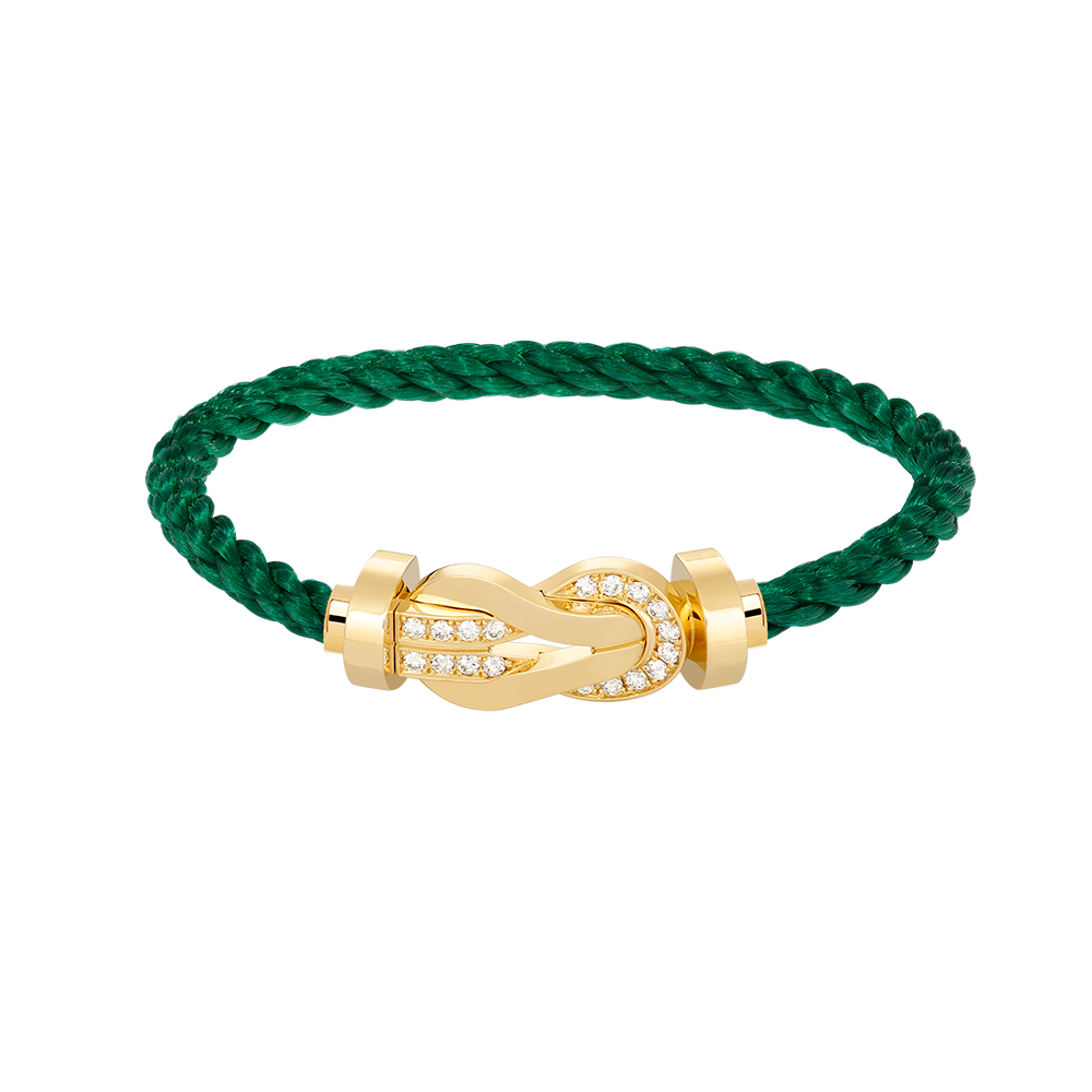 [LUXE]CHANCE GROSSES 8-STELLIGES SCHNALLE HALBDIAMANTARMBAND GOLD