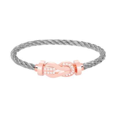 [LUXE]CHANCE GROSSES 8-STELLIGES HALBDIAMANTARMBAND ROSÉGOLD