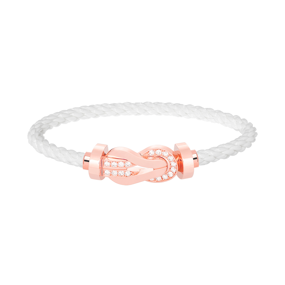 [LUXE]CHANCE GROSSES 8-STELLIGES HALBDIAMANTARMBAND ROSÉGOLD