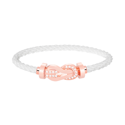 [LUXE]CHANCE GROSSES 8-STELLIGES HALBDIAMANTARMBAND ROSÉGOLD