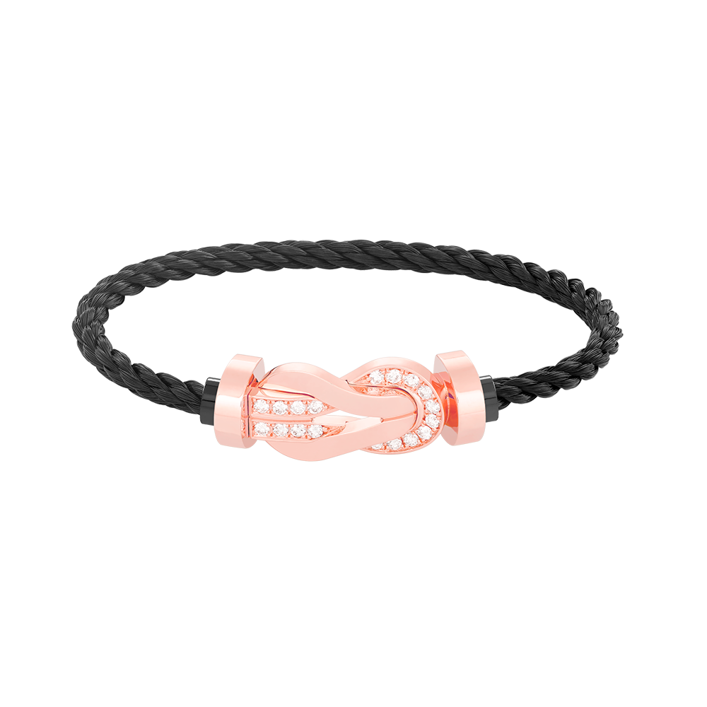 [LUXE]CHANCE GROSSES 8-STELLIGES HALBDIAMANTARMBAND ROSÉGOLD