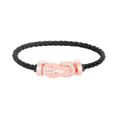 [LUXE]CHANCE GROSSES 8-STELLIGES HALBDIAMANTARMBAND ROSÉGOLD