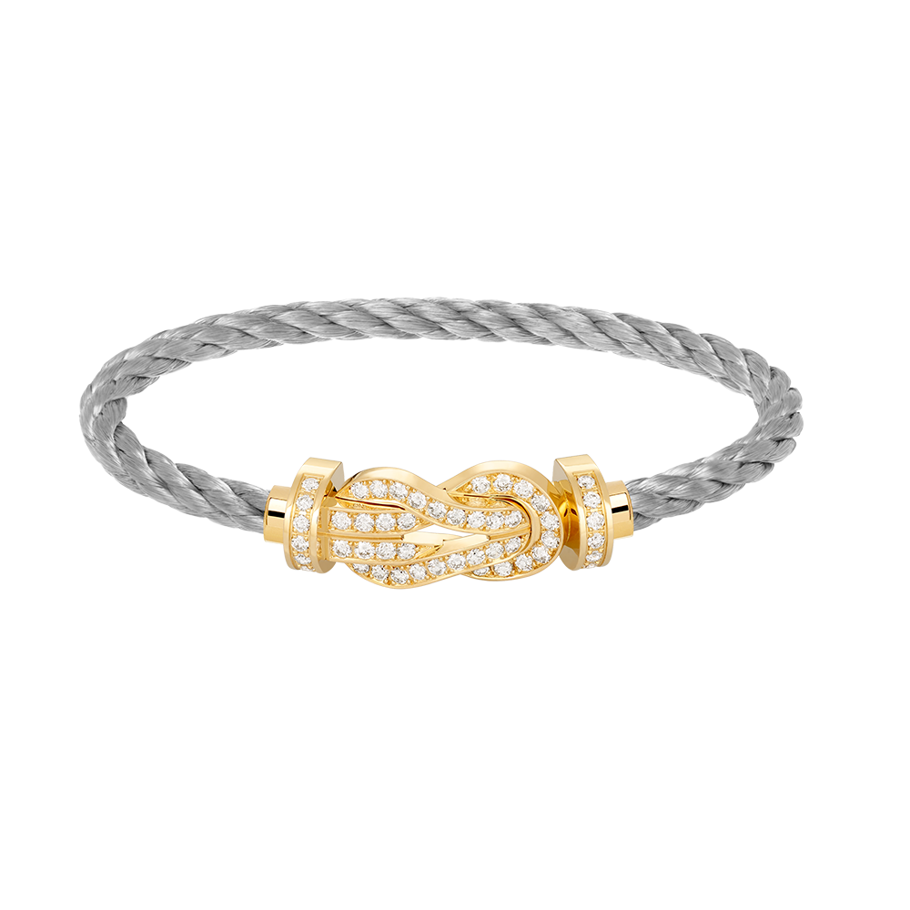 [LUXE]CHANCE GROSSES 8-STELLIGES SCHNALLE VOLLDIAMANTARMBAND GOLD