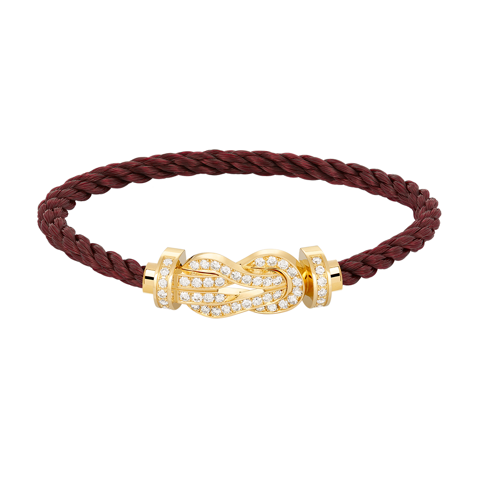 [LUXE]CHANCE GROSSES 8-STELLIGES SCHNALLE VOLLDIAMANTARMBAND GOLD