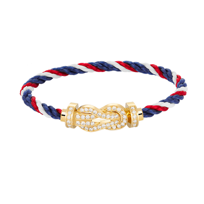 [LUXE]CHANCE GROSSES 8-STELLIGES SCHNALLE VOLLDIAMANTARMBAND GOLD