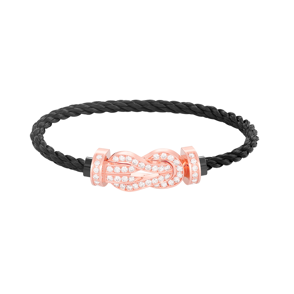 [LUXE]CHANCE GROSSES 8-STELLIGES ARMBAND MIT VOLLEN DIAMANTEN IN ROSÉGOLD