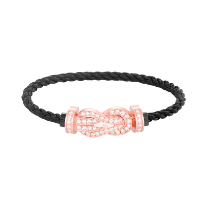 [LUXE]CHANCE GROSSES 8-STELLIGES ARMBAND MIT VOLLEN DIAMANTEN IN ROSÉGOLD