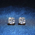 [Royal&Vicky]FOUR-PRONG MOISSANITE EARRINGS