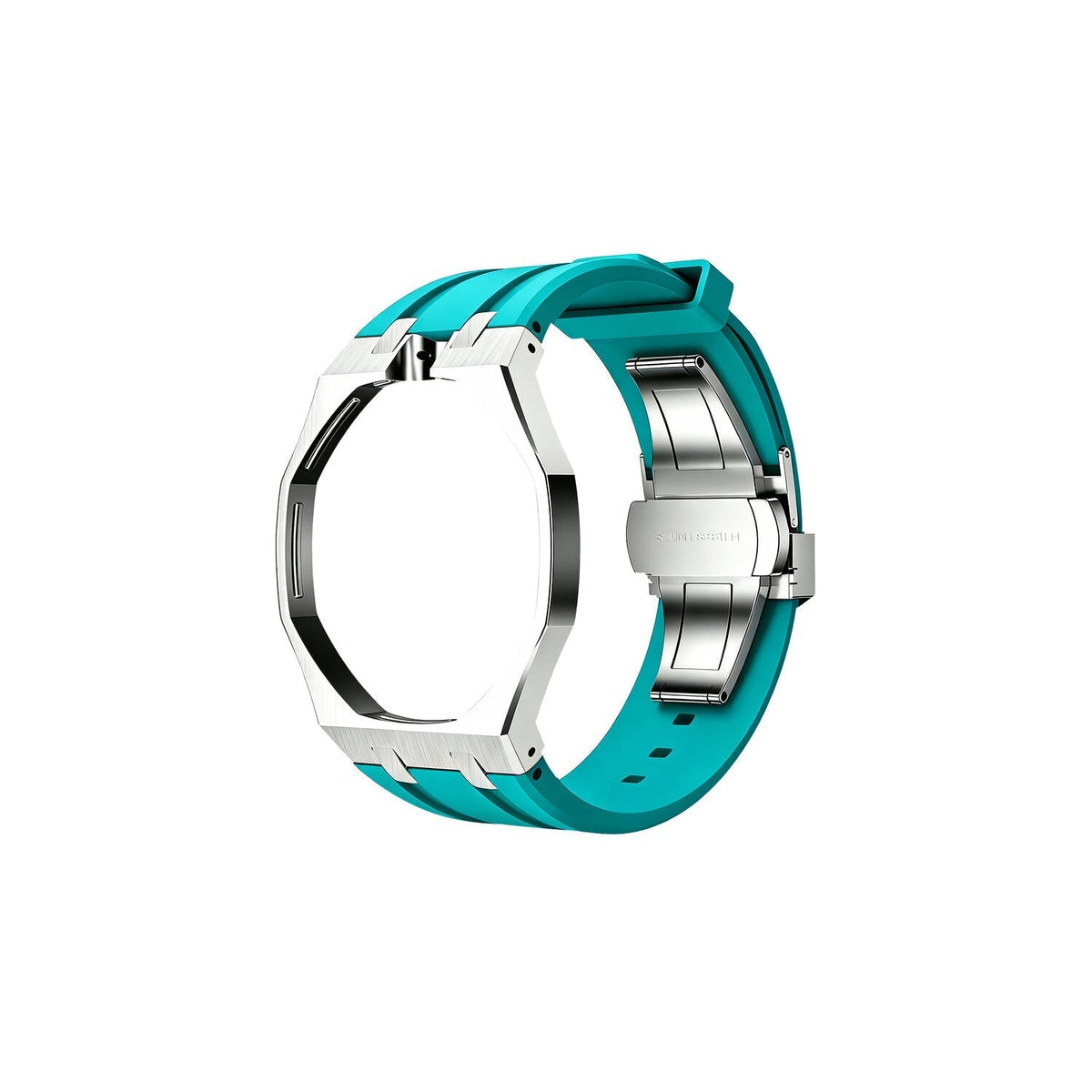 Royal&Vicky Strap Exclusive Steel Case & Silicone strap