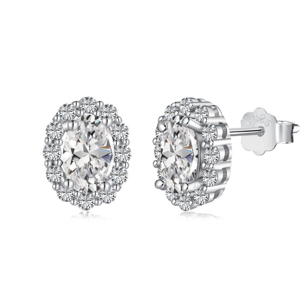 [ROYAL]Delicate Unique Oval Cut Daily Earrings