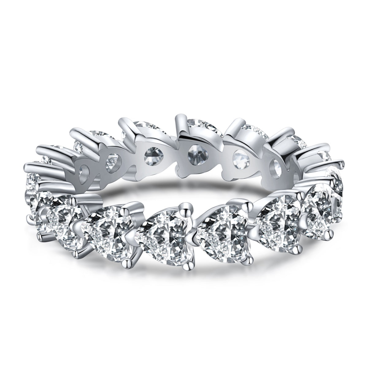 [ROYAL]0.25 Carat Radiant Romance Heart Cut Lover Ring