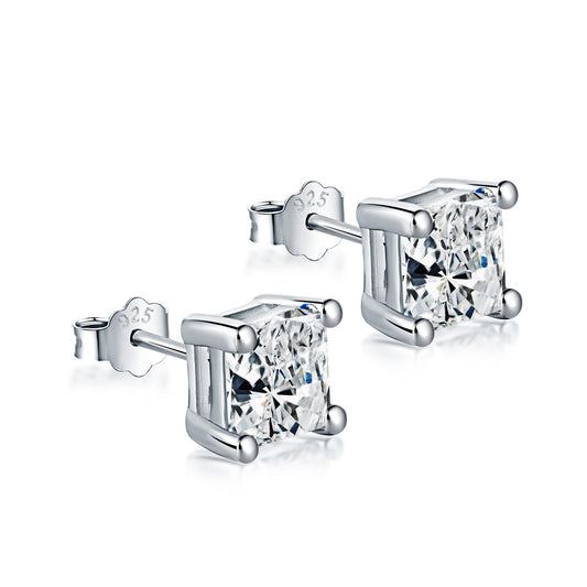 [ROYAL]Delicate Square Shape Earrings