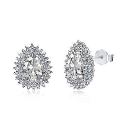 [ROYAL]Delicate Gorgeous Pear Cut Daily Earrings