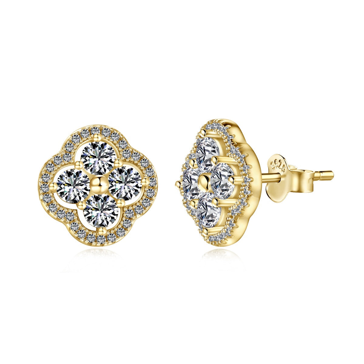 [ROYAL]Four-Leaf Clover Exquisite Earrings