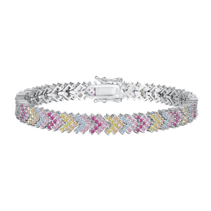 [ROYAL]Ornate Sparkling Round Cut Party Bracelet