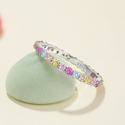 [ROYAL]Elegant Vivid Round Cut Daily Ring