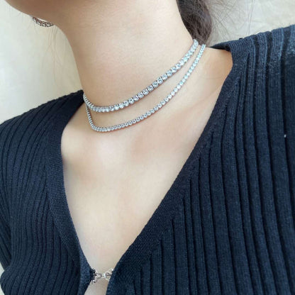 [ROYAL]Elegant Tennis Chain Necklace