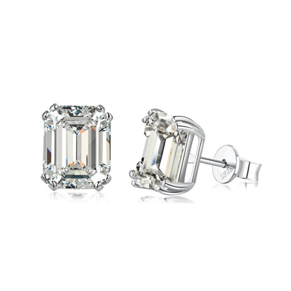 [ROYAL]Dazzling Square Shape Earrings