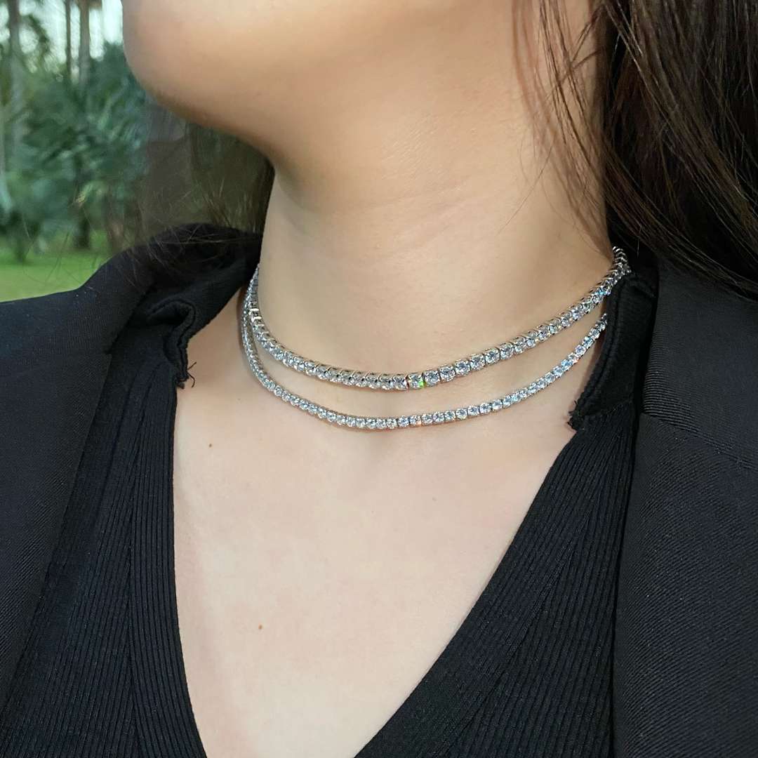 [ROYAL]Elegant Tennis Chain Necklace