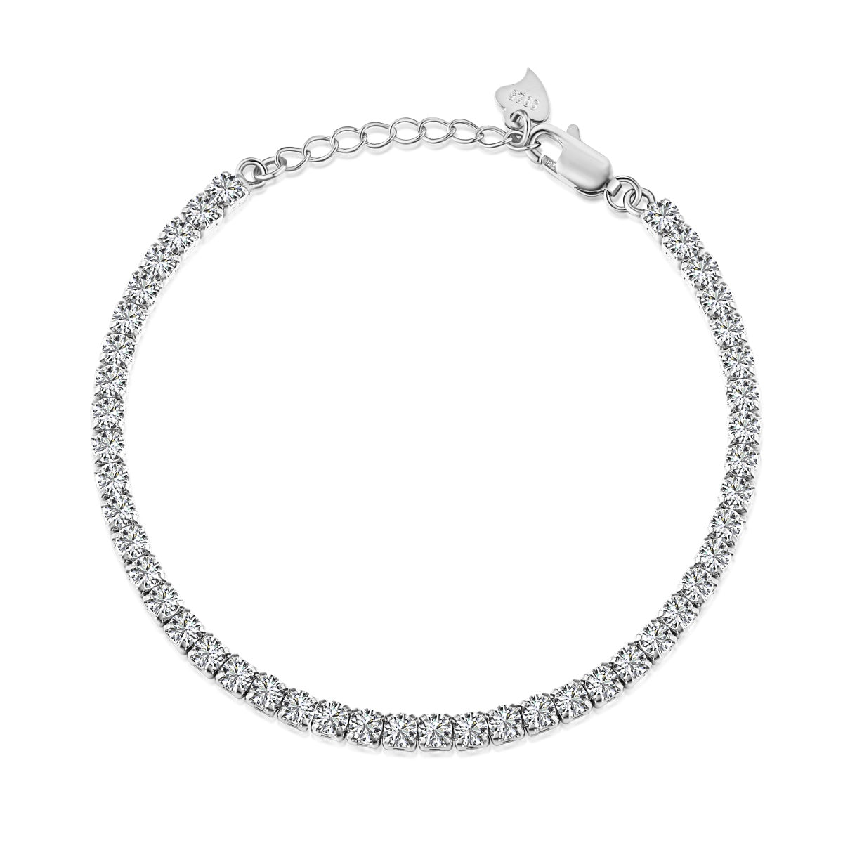 [ROYAL]Sparkling Round Cut Daily Bracelet