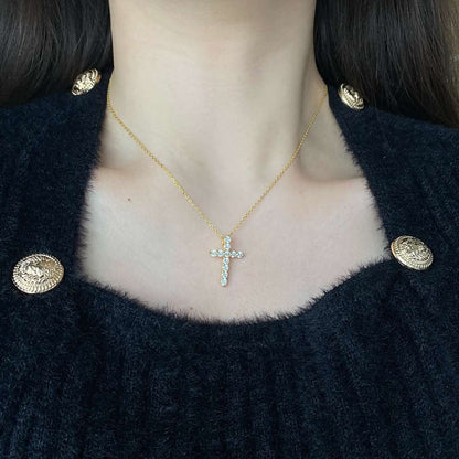 [ROYAL]Unique Cross Shape Necklace