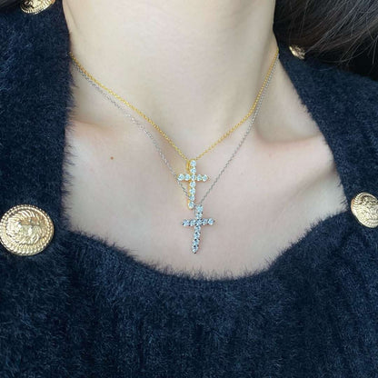 [ROYAL]Unique Cross Shape Necklace