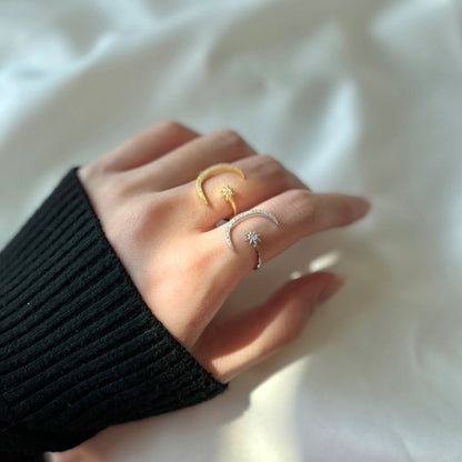 [LUXE]Eternity Mond &amp; Stern Ring