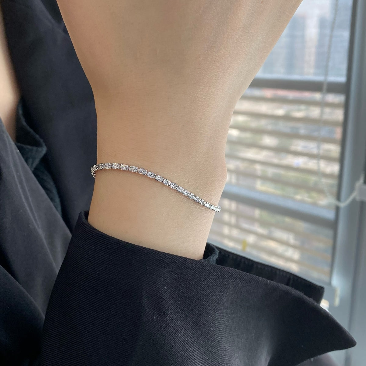 [ROYAL]Elegant Emerald Cut Daily Bracelet