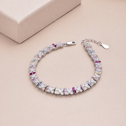 [ROYAL]Unique Colorful Flower Shape Daily Bracelet