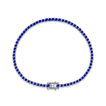 [ROYAL]Dazzling Colorful Round Cut Daily Bracelet