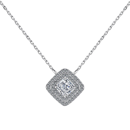 [ROYAL]Sparkling Asscher Cut Necklace