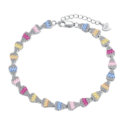 [ROYAL]Radiant Water Drop Shape Daily Bracelet