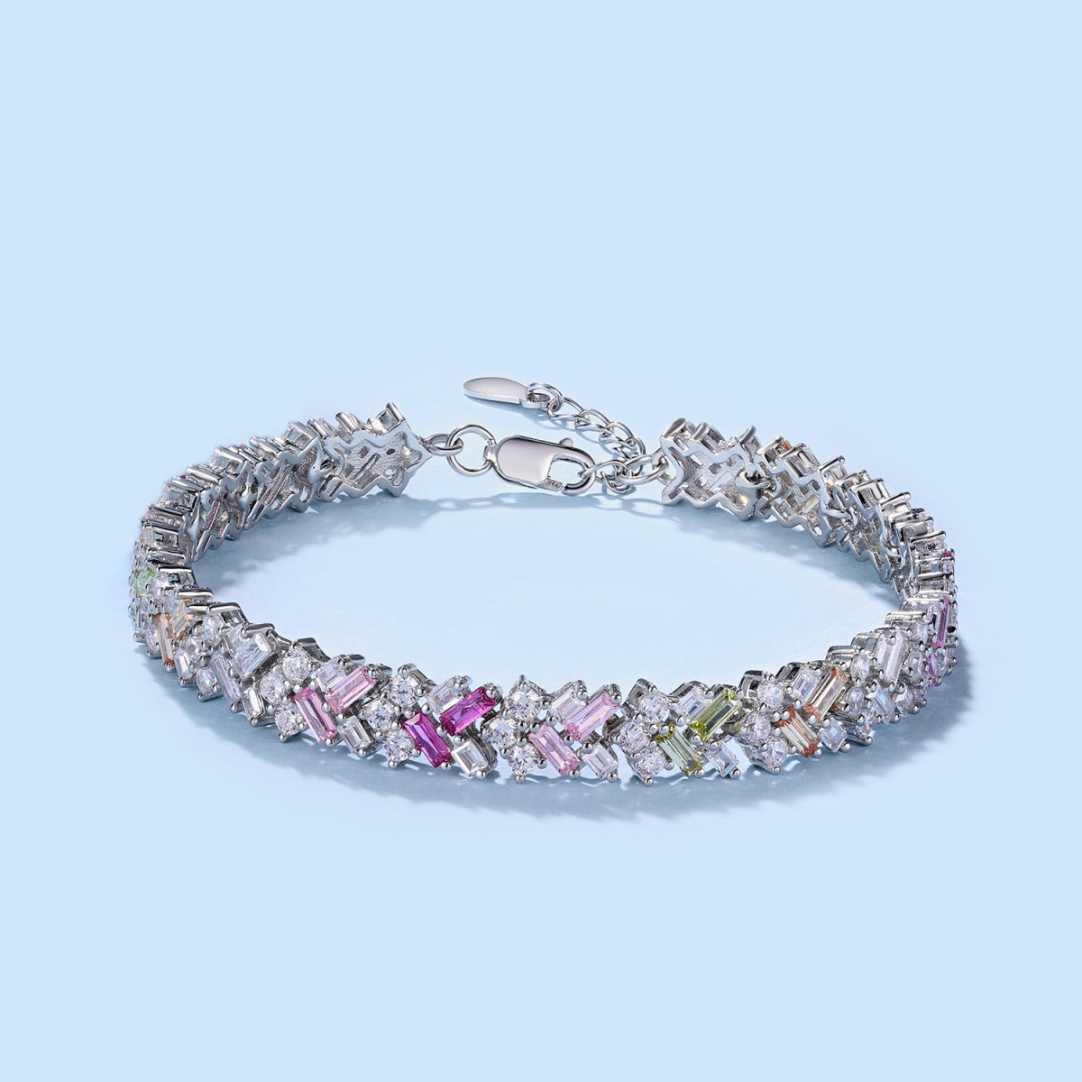 [ROYAL]Dazzling Unique Multi Shape Daily Bracelet