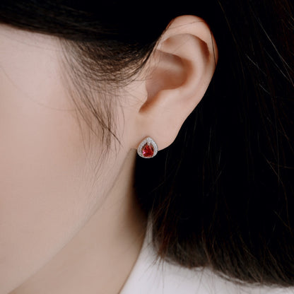 [ROYAL]Luxurious Water Drop Shape Earrings