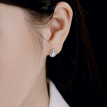 [ROYAL]Luxurious Water Drop Shape Earrings