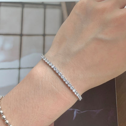 [LUXE] Funkelndes Armband im Rundschliff für jeden Tag