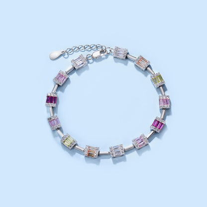 [ROYAL]Dainty Charming Emerald Cut Daily Bracelet