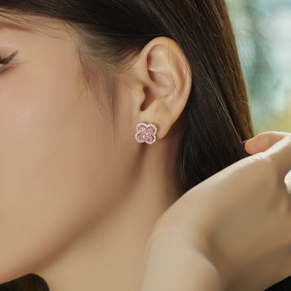 [ROYAL]Lucky Four-Leaf Clover Exquisite Earrings