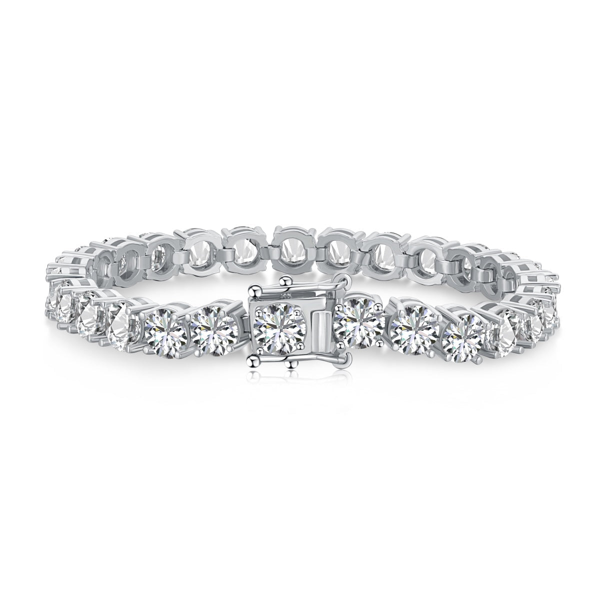 [ROYAL]0.75 Carat Dazzling Round Cut Wedding Bracelet