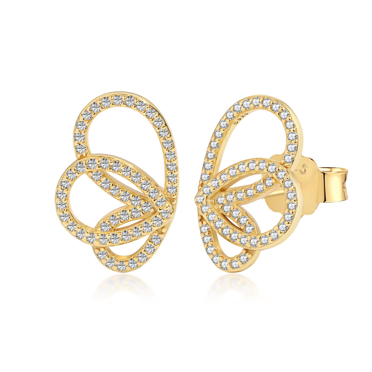 [ROYAL]Exquisite Butterfly Shape Earrings