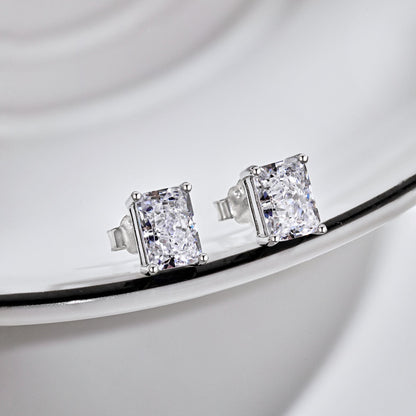 [ROYAL]Radiant Luxurious Princess Cut Daily Earrings