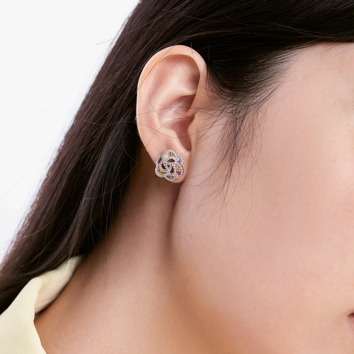 [ROYAL]Exquisite Flower Shape Daily Earrings